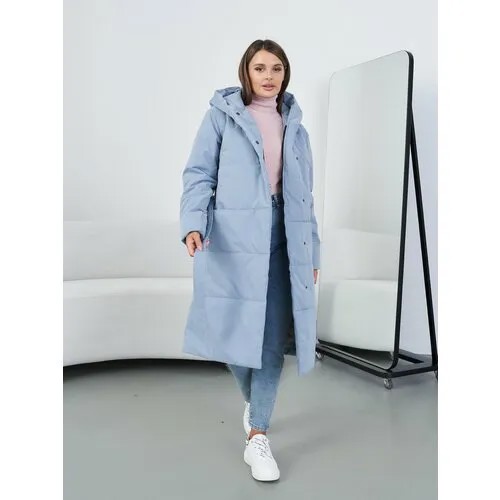 ONICAPE Пальто утепленное, размер XL, голубой