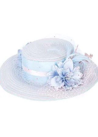 Gigi Burris Millinery шляпа с цветочной аппликацией