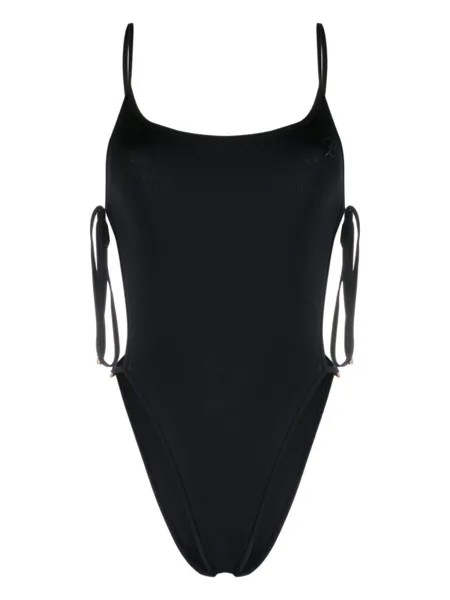 Купальник с завязками Blumarine, черный