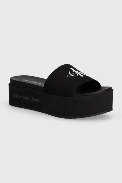Шлепанцы Flatform Sandal Met Calvin Klein Jeans, черный