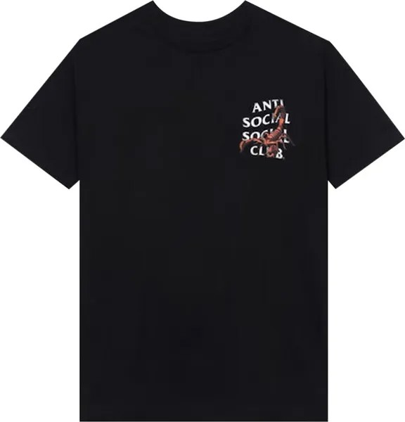 Футболка Anti Social Social Club Moodsting Tee 'Black', черный