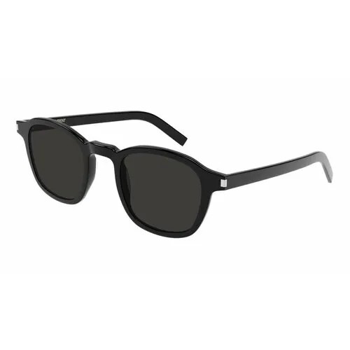 Солнцезащитные очки Saint Laurent SL549SLIM 001, прямоугольные, для мужчин, черный
