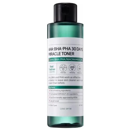 Some By Mi тонер для проблемной кожи AHA-BHA-PHA 30 Days Miracle Toner, 150 мл