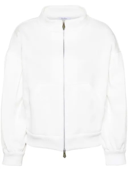Жаккардовая куртка Gastone с логотипом Max Mara, белый