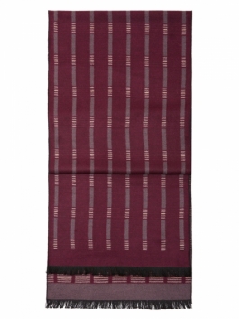Шарф мужской Labbra 01-00037606 бордовый, 30х180 см