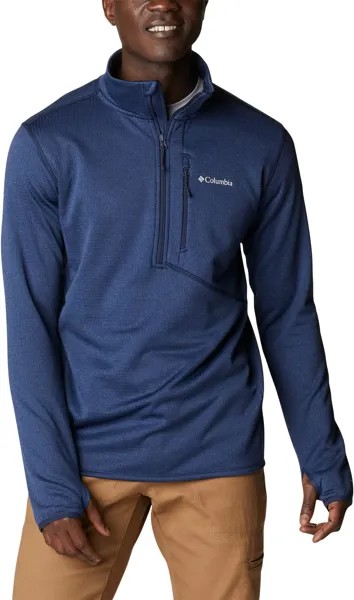 Куртка Park View Fleece 1/2 Zip Columbia, цвет Collegiate Navy Heather 1