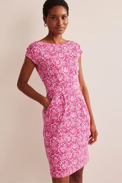 Платье Florrie из джерси Boden, розовый