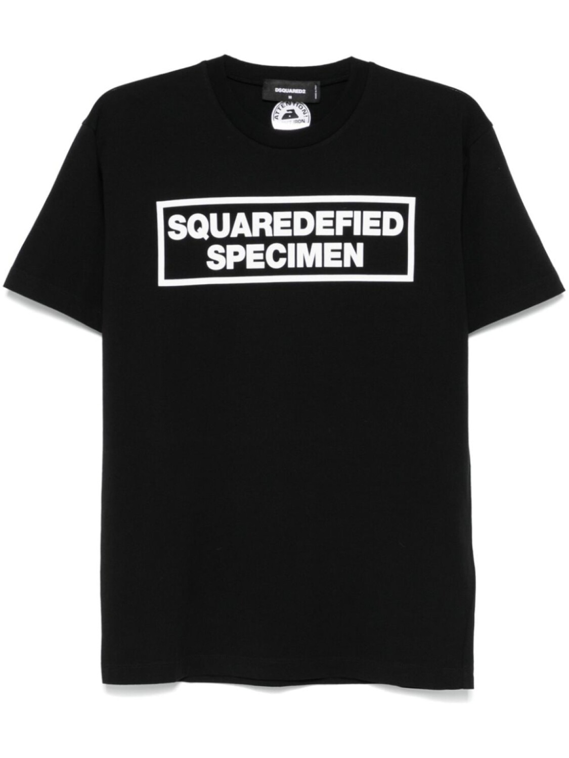 Dsquared2 футболка с текстовым принтом DSQUARED2, черный