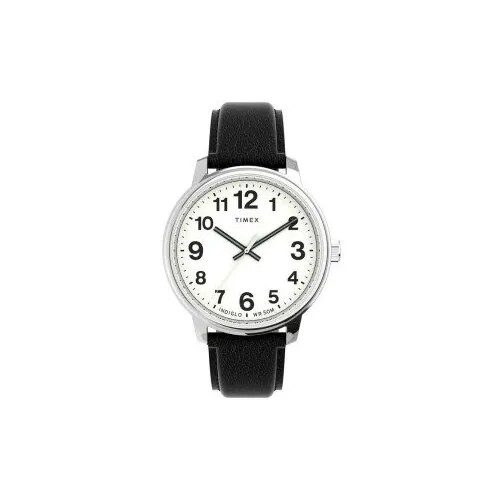 Наручные часы TIMEX Easy Reader, серебряный, черный