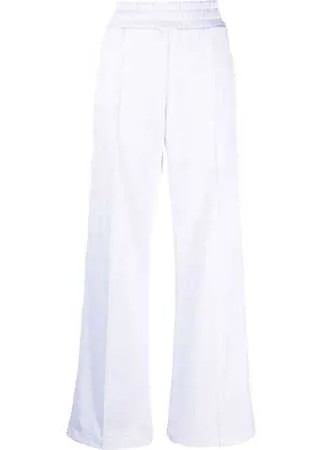 Fendi широкие брюки с логотипом