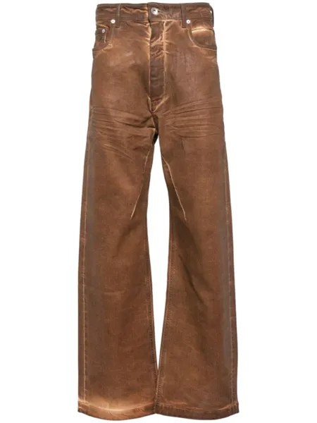 Rick Owens DRKSHDW прямые джинсы, нейтральный цвет
