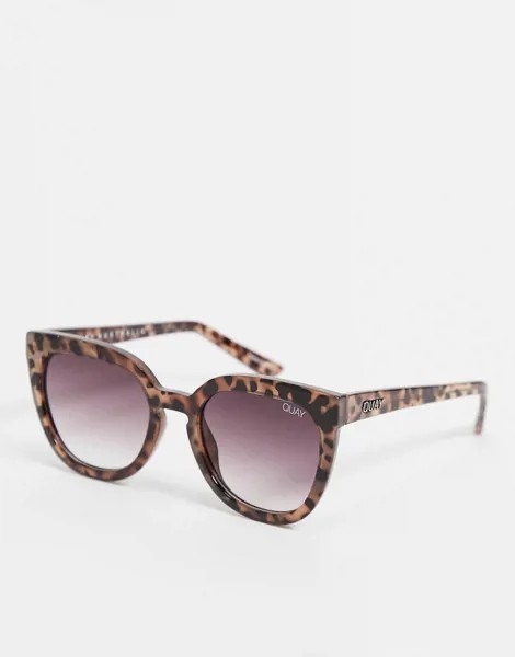 Солнцезащитные очки «кошачий глаз» Quay Noosa-Коричневый цвет