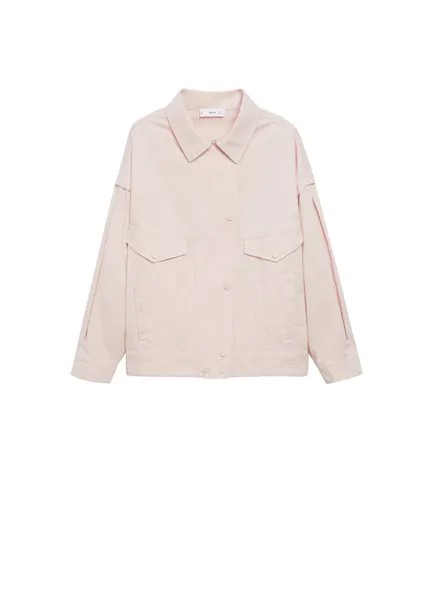 Межсезонная куртка Mango EUREKA, цвет Pastel Pink