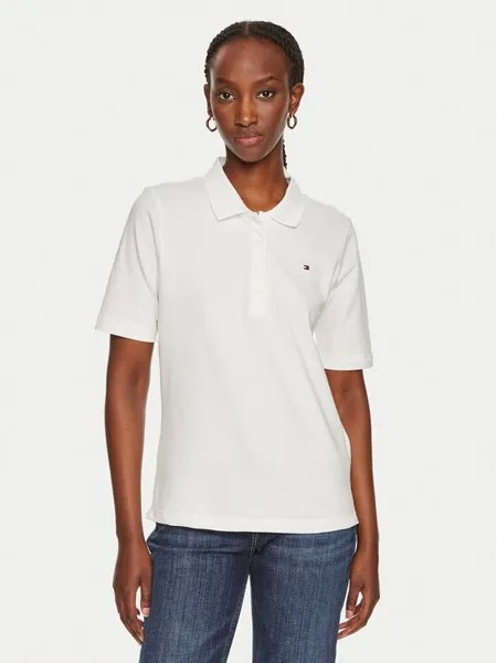Поло стандартного кроя Tommy Hilfiger, экрю