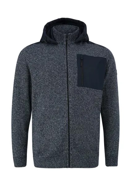 Вязаный кардиган s.Oliver Men Big Sizes, темно-синий