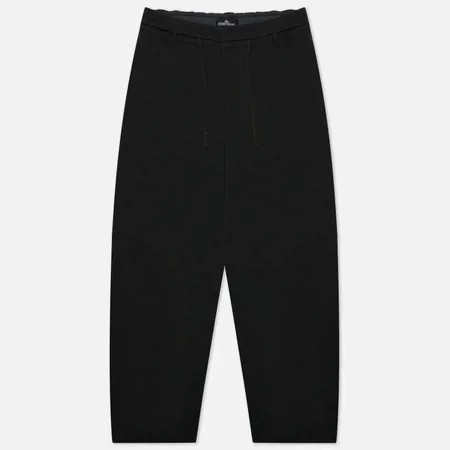 Мужские брюки Stone Island Shadow Project Bi-Stretch R-Nylon Twill Garment Dyed, цвет чёрный, размер 54