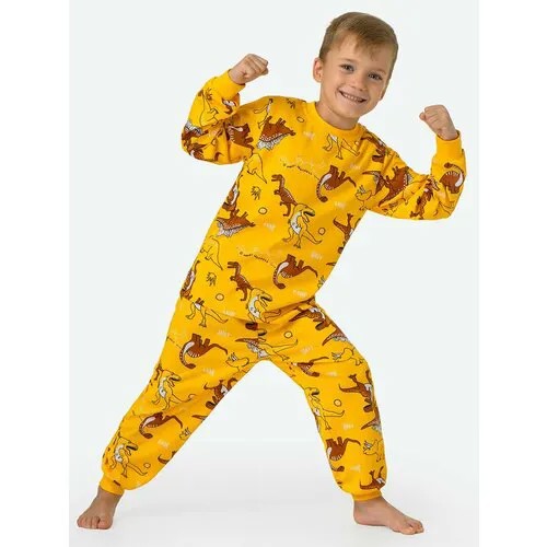 Пижама  Happyfox, размер 110, желтый