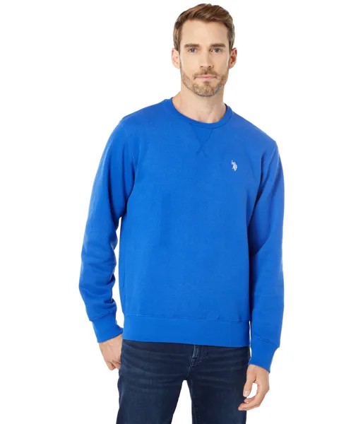 Флисовый худи U.S. POLO ASSN., Pop Over Crew Neck Fleece