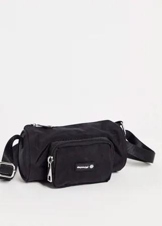 Черная нейлоновая сумка-кошелек через плечо в виде бочонка ASOS Daysocial-Черный цвет