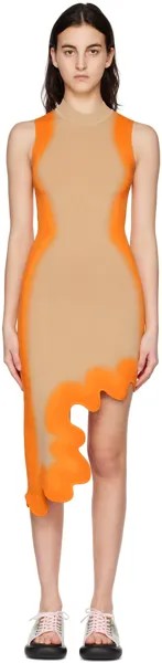 Эксклюзивное бежевое платье-миди SSENSE Mia PH5