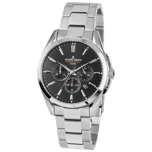 Наручные часы JACQUES LEMANS Classic 61667, серебряный, серый