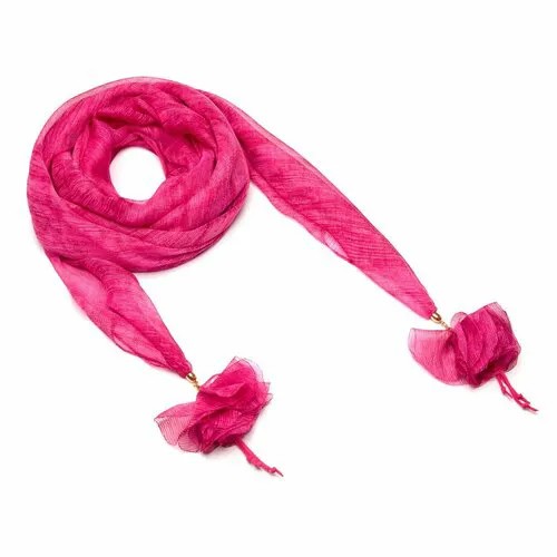 Шарф FOXTROT,170х135 см, one size, фуксия