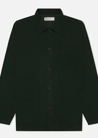 Мужская рубашка Universal Works Bakers Overshirt Fine Cord, цвет зелёный, размер XL