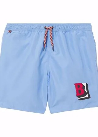 Burberry плавки-шорты с логотипом