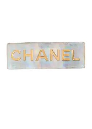 Chanel Pre-Owned заколка для волос 1997-го года с логотипом