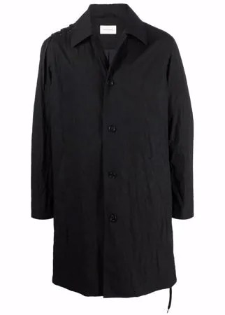 Craig Green однобортное пальто со шнуровкой