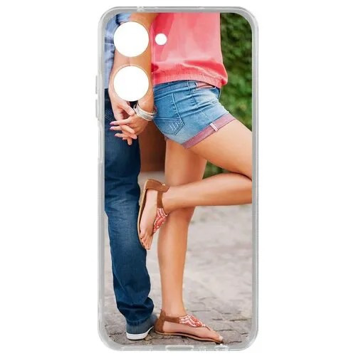 Чехол-накладка Krutoff Clear Case Босоножки женские для Realme 10 4G