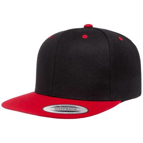 Кепка FlexFit 6089MT - Classic Snapback Black/Red