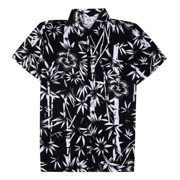 Рубашка Happy Bay The tropical bamboo floral hawaiian, разноцветный