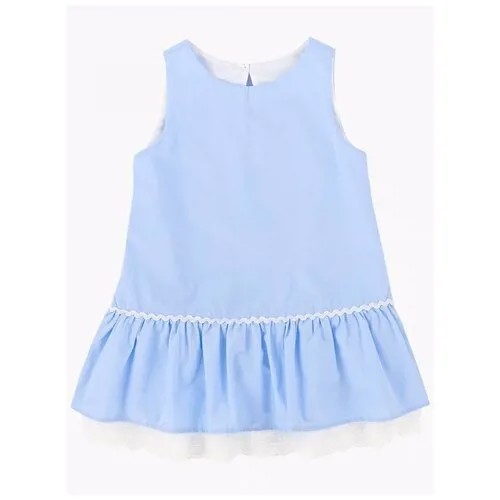 Платье Mini Maxi, модель 7069, цвет голубой, размер 110