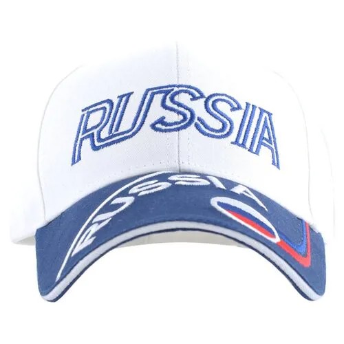 Бейсболка Russia флаг России в круге / Кепка черная