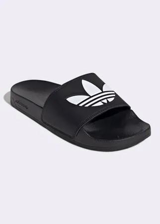 Черные шлепанцы adidas Originals adilette Lite-Черный цвет