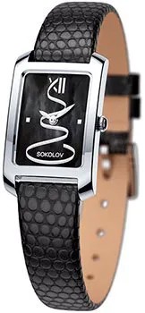 Fashion наручные  женские часы Sokolov 156.30.00.000.05.01.2. Коллекция Flirt
