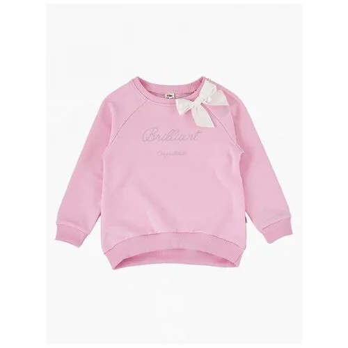 Свитшот для девочки Mini Maxi, модель 3674, цвет розовый, размер 98
