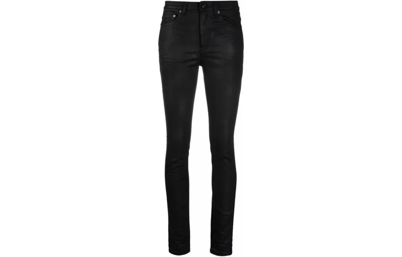 SAINT LAURENT Женские джинсы, цвет Black