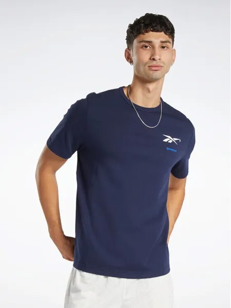Футболка свободного кроя Reebok, синий