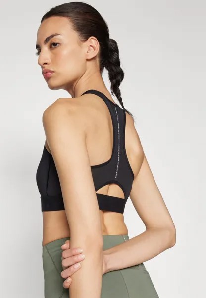 Спортивный бюстгальтер, который надежно поддерживает грудь ROAD COMPRESSION BRA ASICS, черный