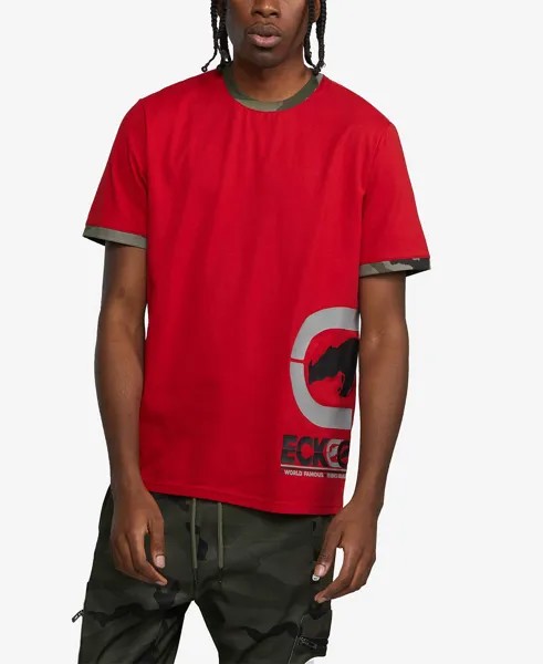 Мужская футболка с короткими рукавами в стиле рок-н-ролл Ecko Unltd, красный