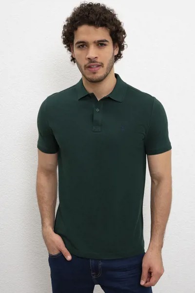 Футболка-поло мужская G081GL0110GTP04IY020 U.S. POLO Assn. зеленая M
