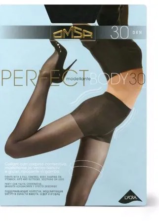 Колготки Omsa Perfect Body 30 den, размер 2-S, nero (черный)