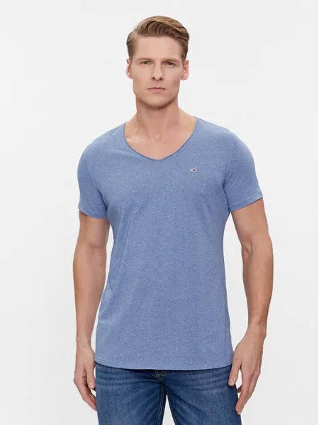 Футболка узкого кроя Tommy Jeans, синий