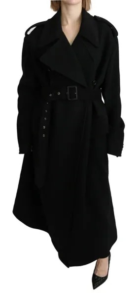 DOLCE - GABBANA Куртка из натуральной шерсти, черный пиджак, плащ IT40 /US6/M Рекомендуемая розничная цена 4000 долларов США