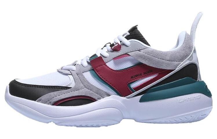 LINING Glory 92s Lifestyle Shoes Women's Low-top White, Black, Red