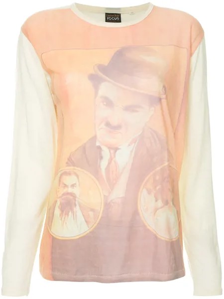 Fake Alpha Vintage Chaplin print T-shirt