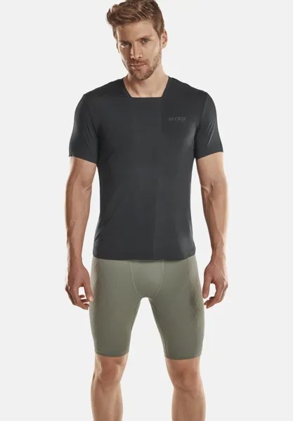 Футболка базовая RUN SHORT SLEEVE CEP, цвет black