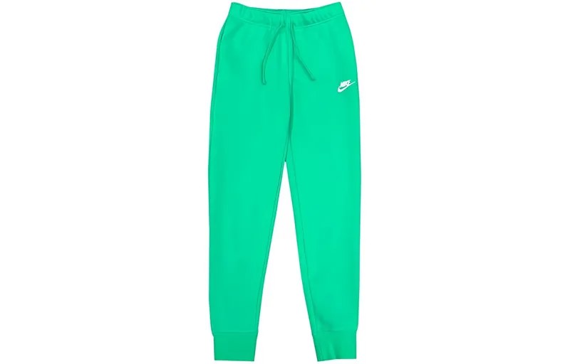 Трикотажные спортивные штаны женские зеленые Nike